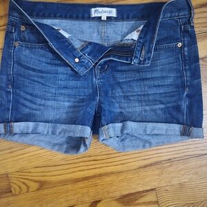 Madewell Women's Blue Denim Shorts